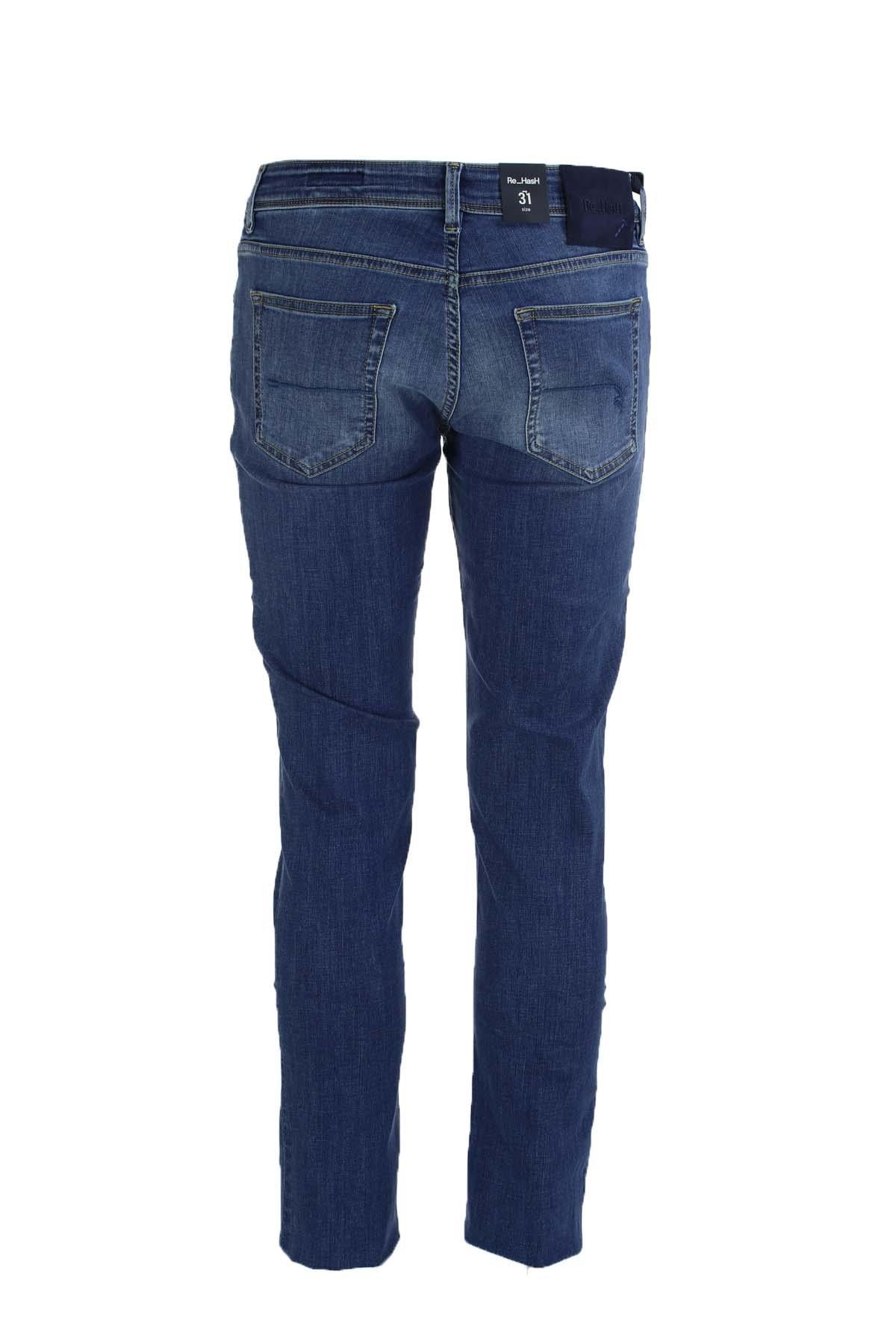 Jeans denim 5 tasche cimosato 