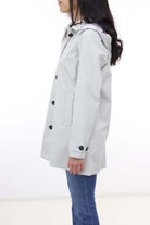 Trench impermeabule con cappuccio 