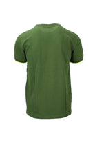 T-Shirt con taschino in cotone piquet dettagli fluo 