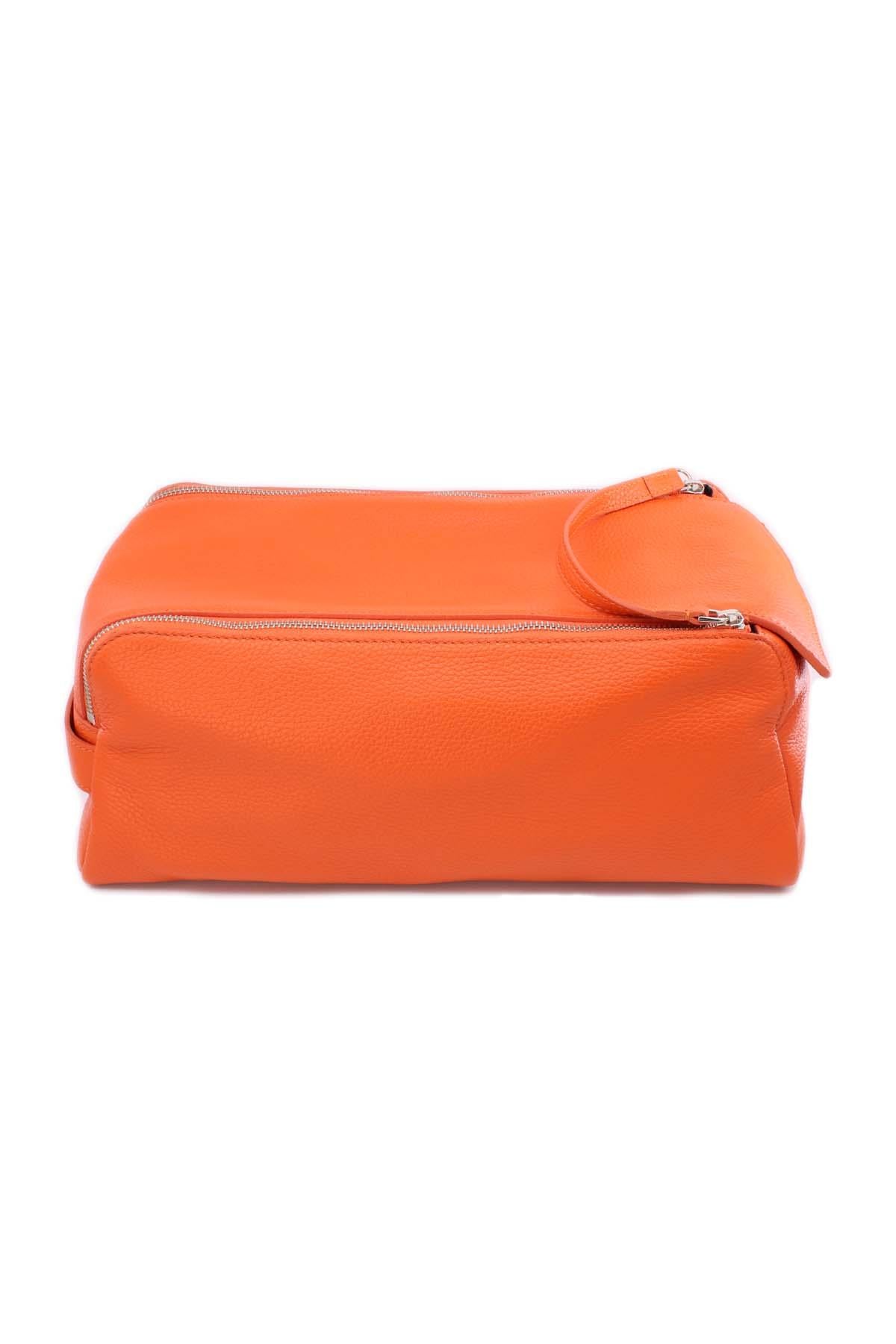 Beauty case uomo in pelle Orciani 