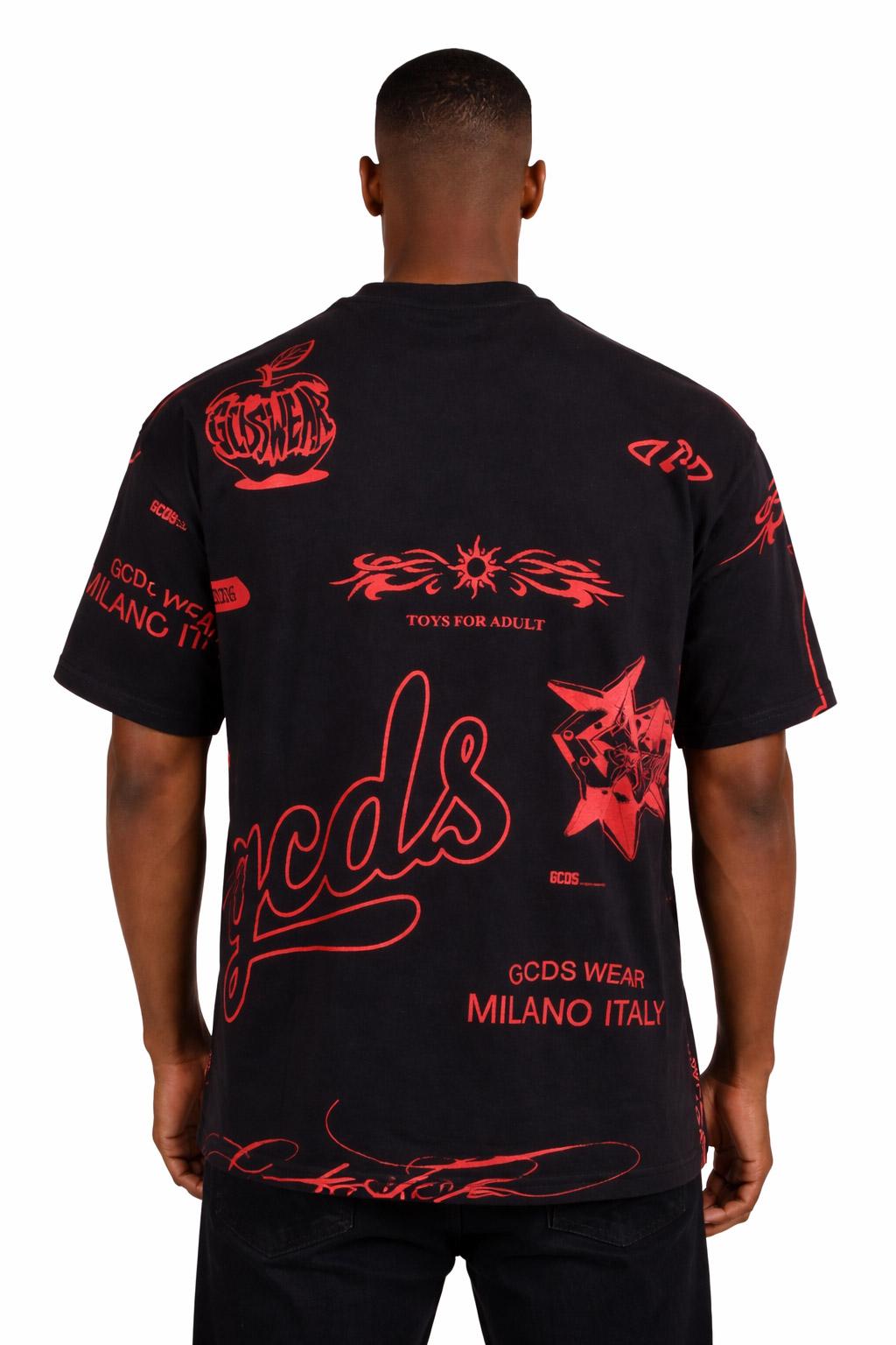 T-Shirt hall over history Grafica Rossa 