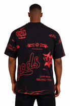 T-Shirt hall over history Grafica Rossa 