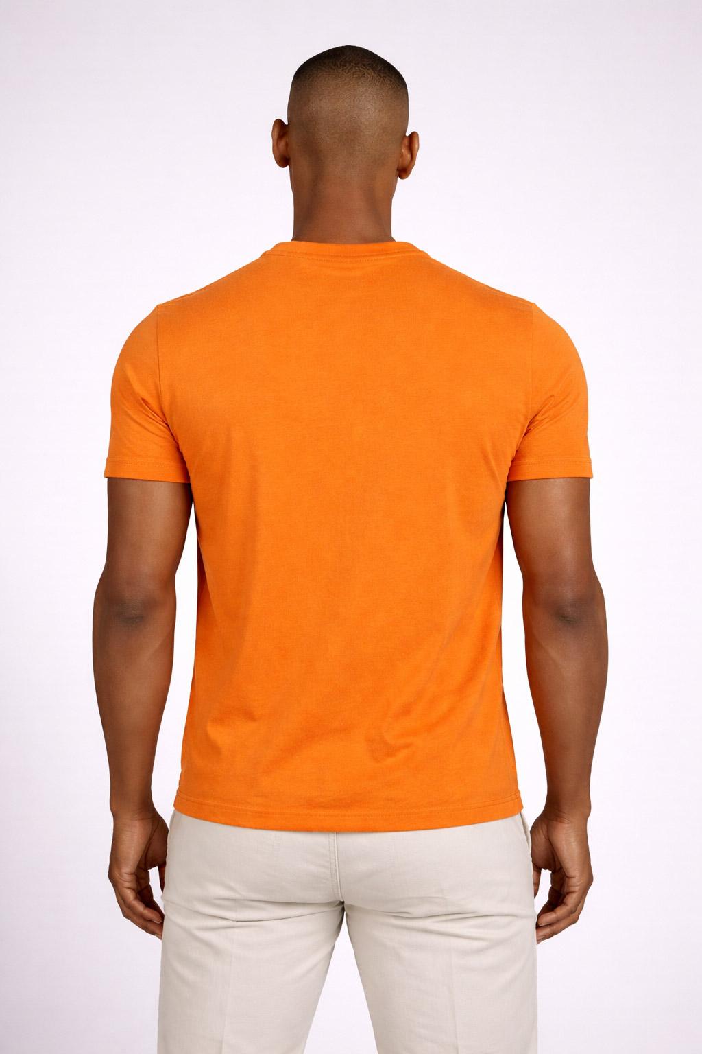 T-Shirt Uomo Cotone con logo ricamato 
