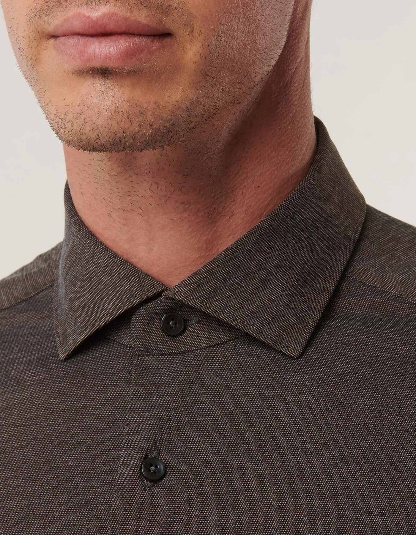 Camicia collo francesce tessuto tecnico Active 