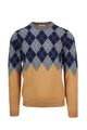 Pullover girocollo rombi