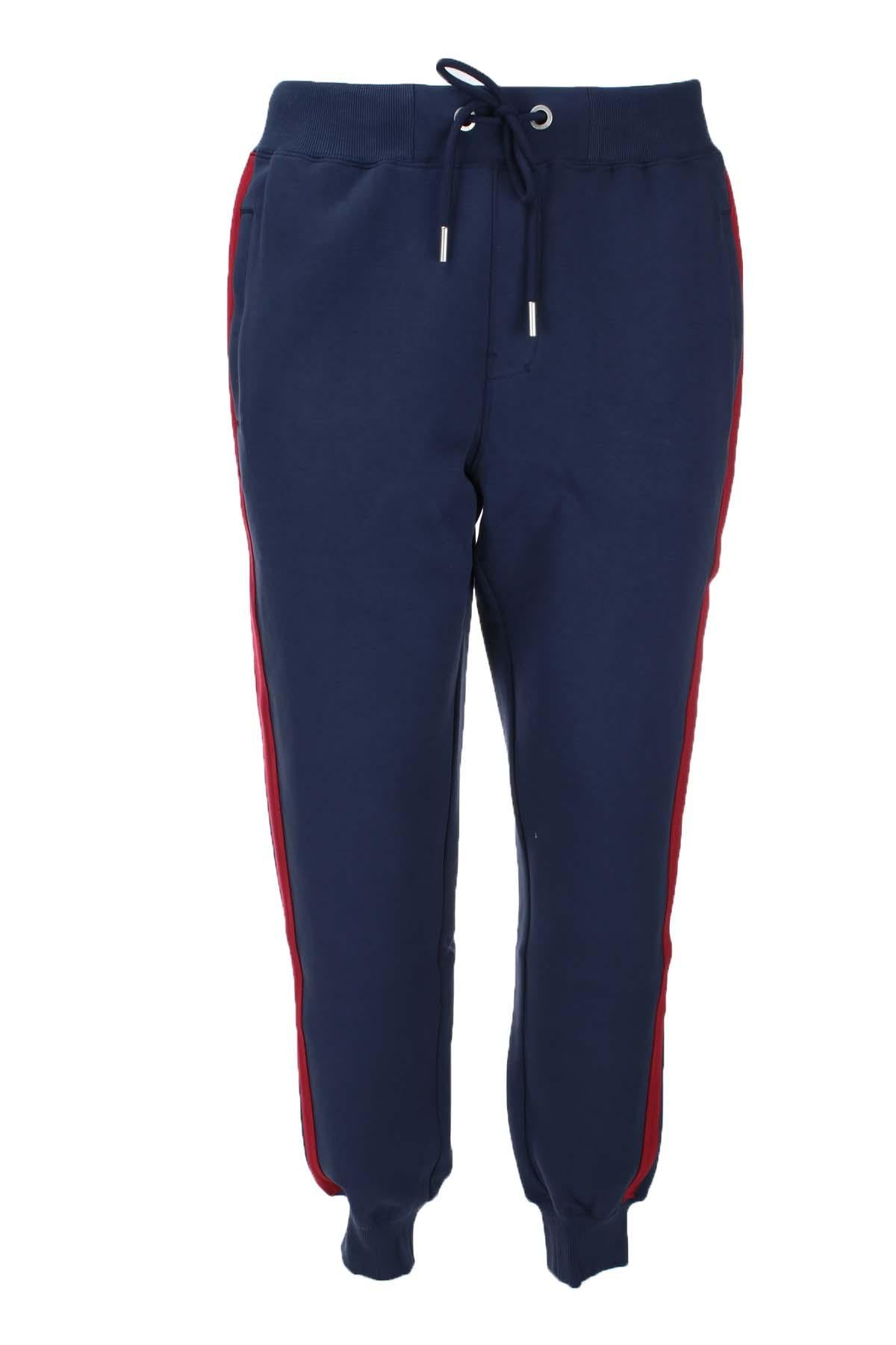 Pantalone tuta in felpa Sun68 con bande laterali 