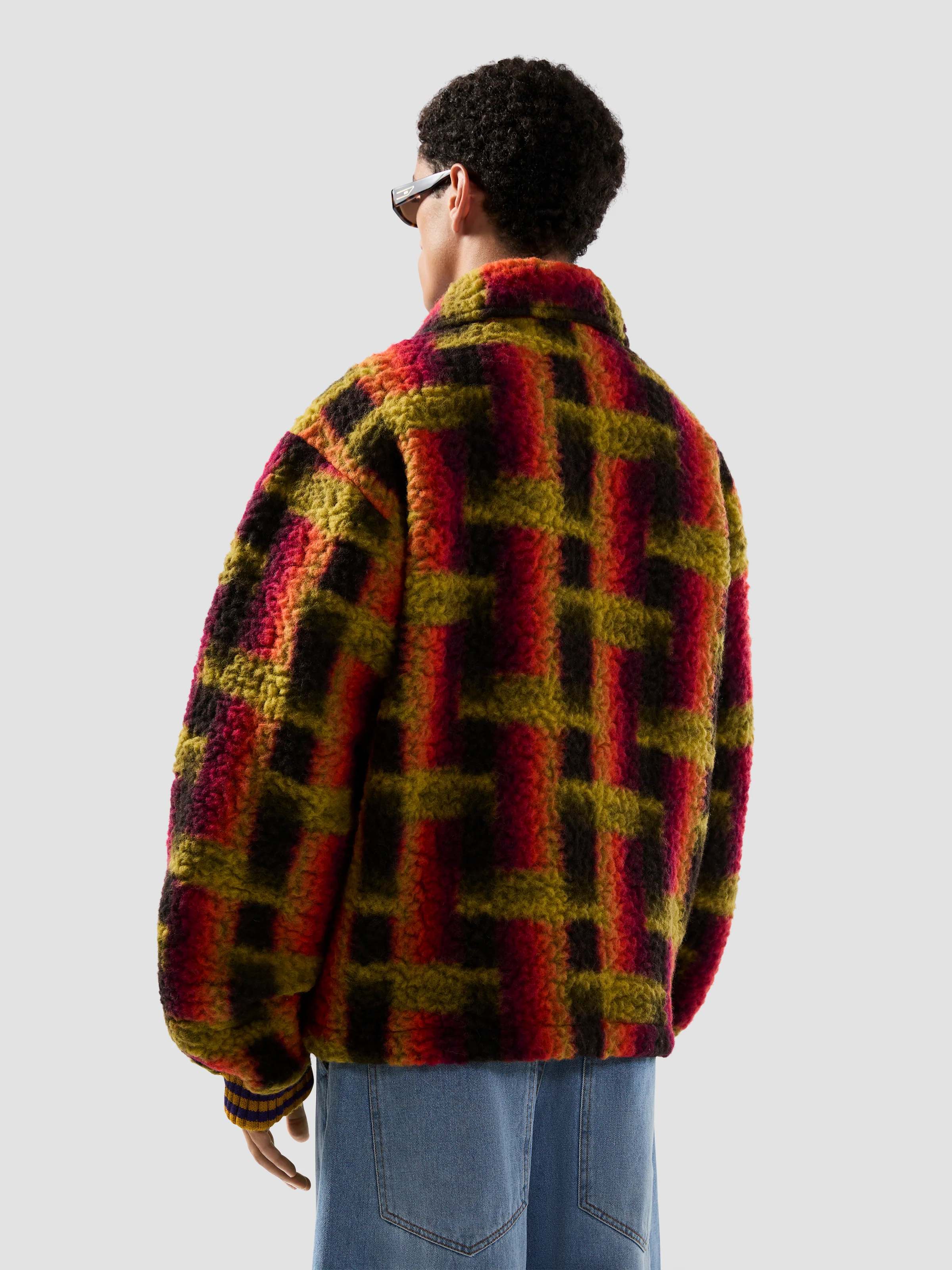 Giacca ricciolo multicolor Teddy 