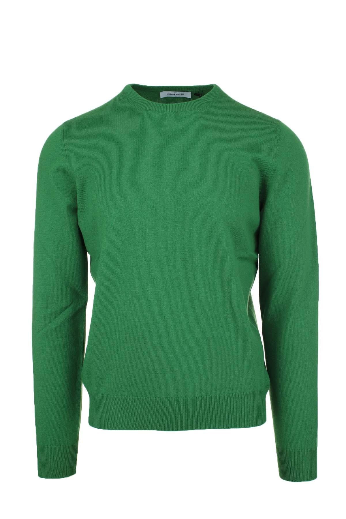 Maglia girocollo in lana cachemire 
