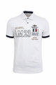 Men's Pique Cotton Polo Shirt with Front Embroidery