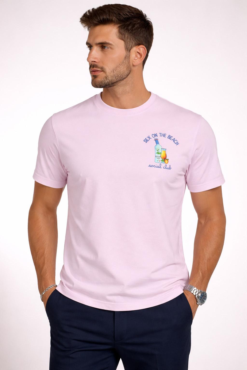 T-shirt in cotone "Sex on the Beach" 