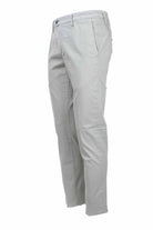 Pantalone chino in raso di cotone stretch 