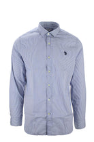 Camicia righe in cotone stretch 