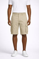 Bermuda Cargo Uomo in Cotone Stretch 