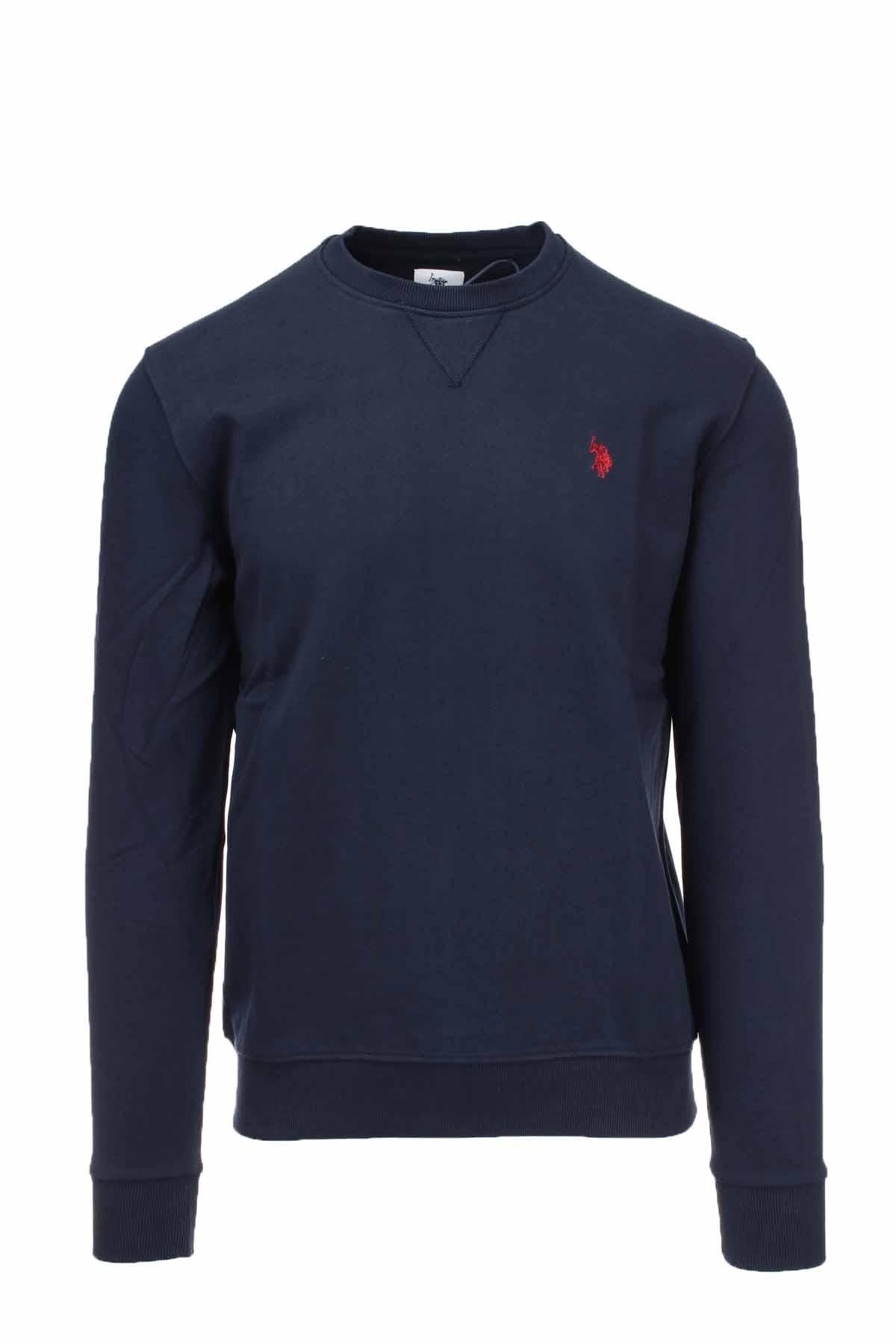 Felpa girocollo con logo 