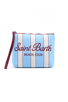 Pochette Aline neoprene righe Beach Club 