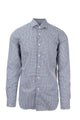 Camicia in cotone microfantasia