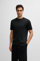 Tshirt mezza manica con logo glitterato double B 