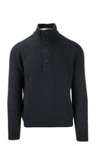 Maglia Lupo zip in lana 