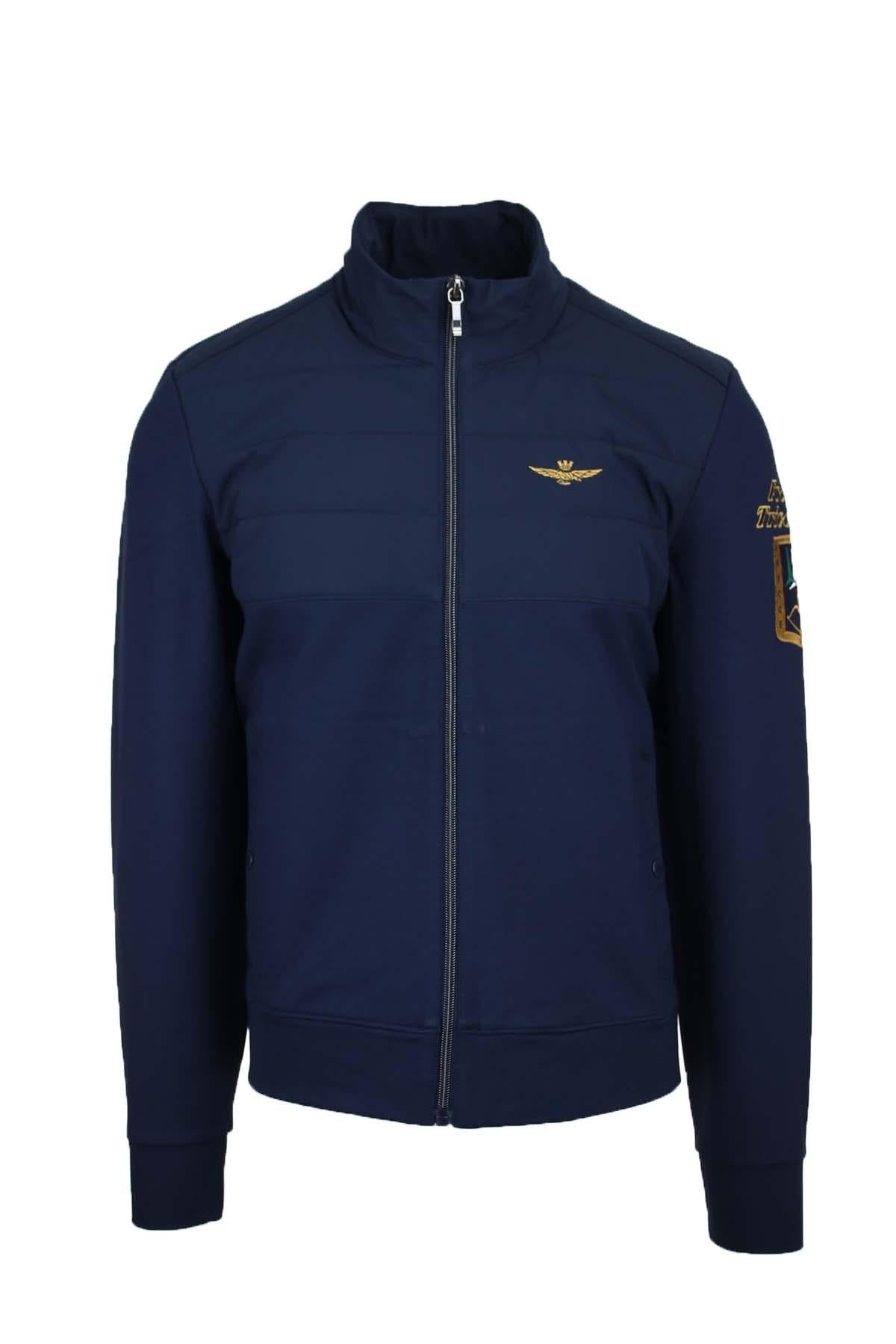 Felpa cardigan zip in neoprene Frecce Tricolori 