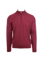 Maglia lupo zip in lana 