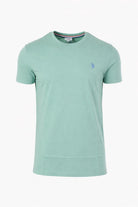 T-Shirt Uomo Cotone con logo ricamato 