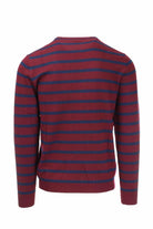 Pullover girocollo a righe 