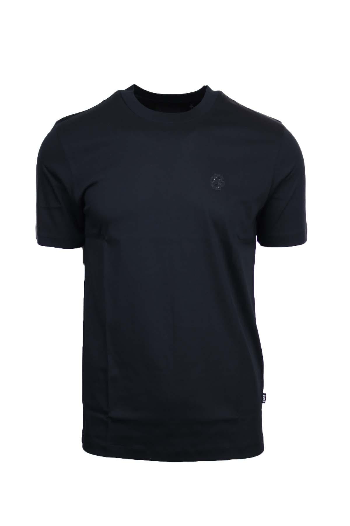 Tshirt mezza manica con logo glitterato double B 
