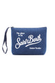 Pochette Aline Denim Canvas Unito Logo Lettering