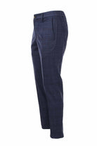 Pantalone chino in lana a quadri 