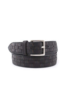Cintura in pelle Intarsi Chevrette Woven 