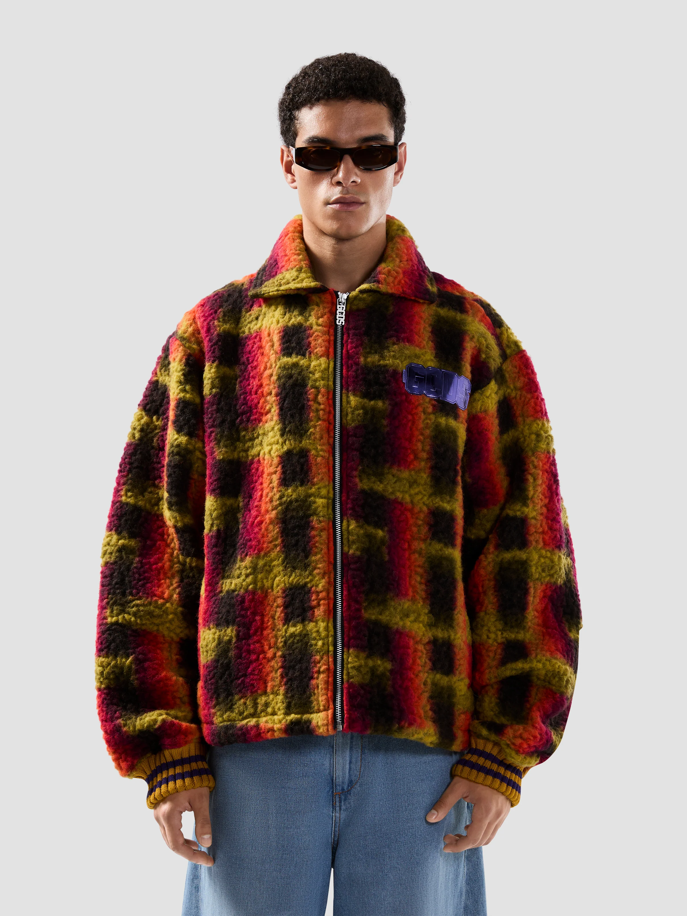 Giacca ricciolo multicolor Teddy 