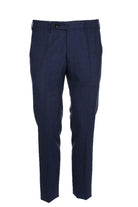 Pantalone  tasche america in lana microfantasia 