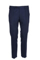 Pantalone  tasche america in lana microfantasia