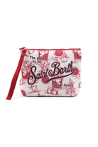 Pochette Aline in neoprene American Drink 