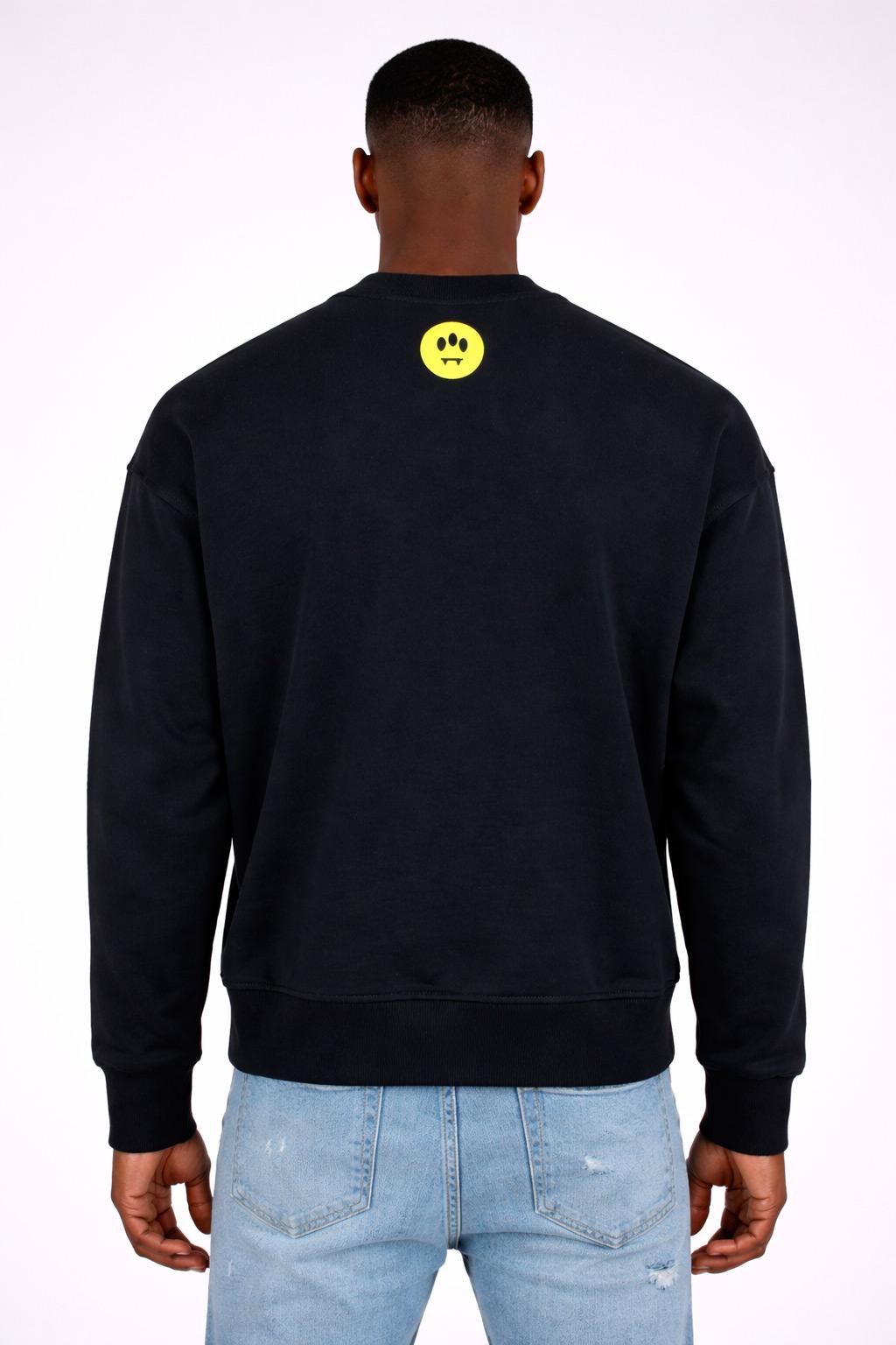 Felpa Uomo con Logo lettering sul Collo 