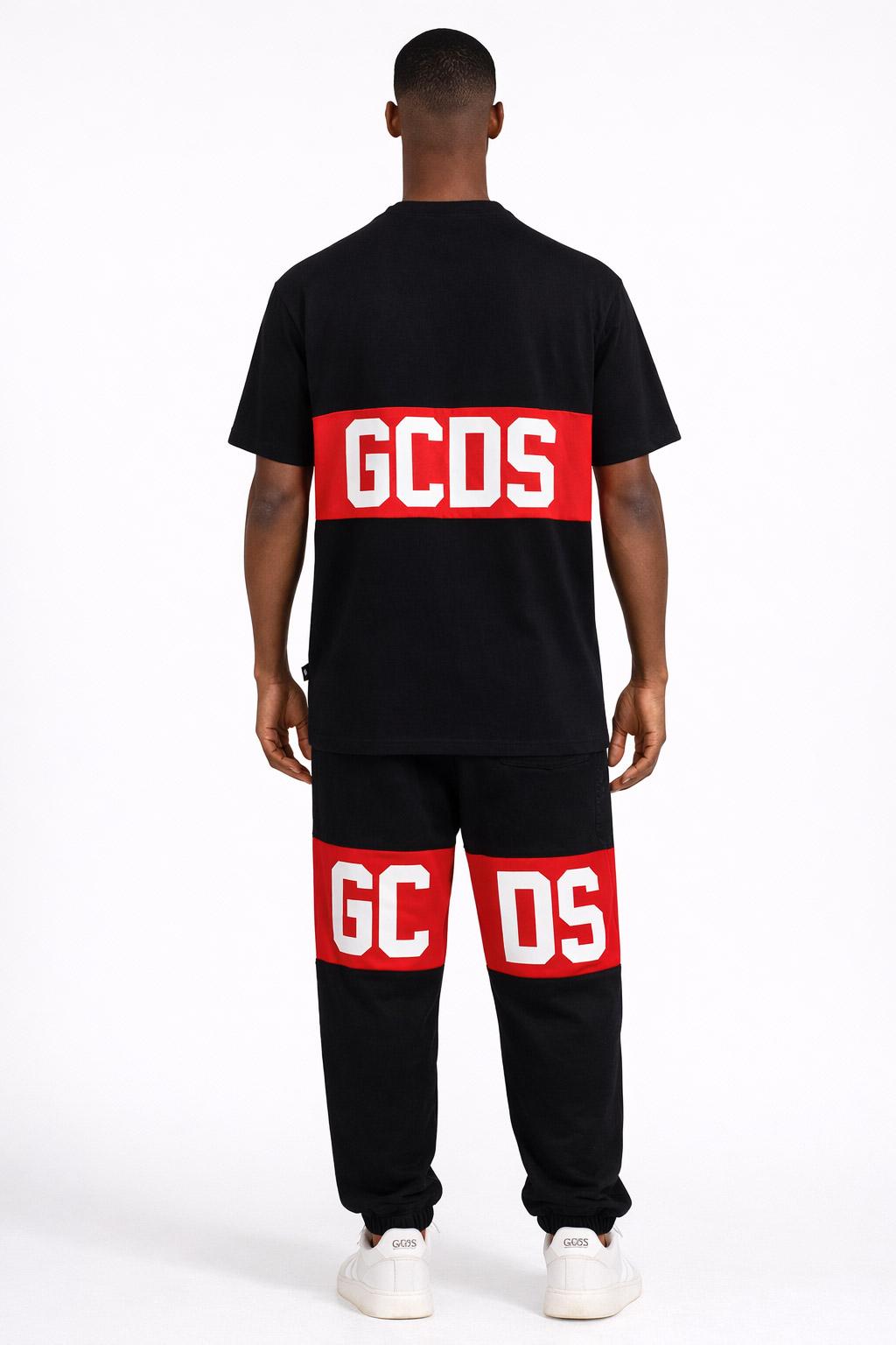 Pantalone Felpa Uomo con Banda Logata 