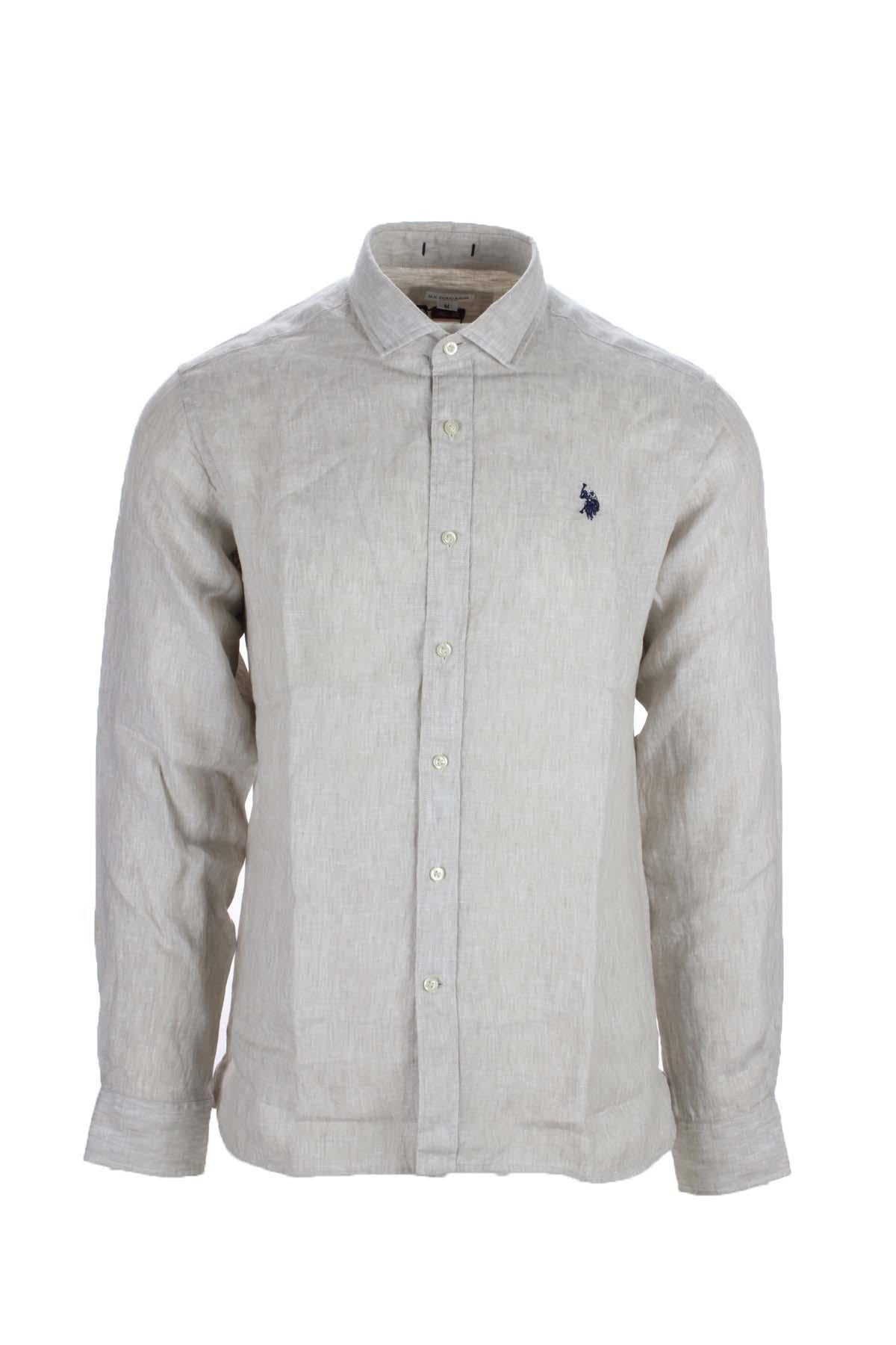 Camicia in lino Us Polo Assn 