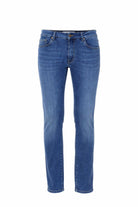 Jeans Uomo 5 Tasche Denim Stretch Slim 