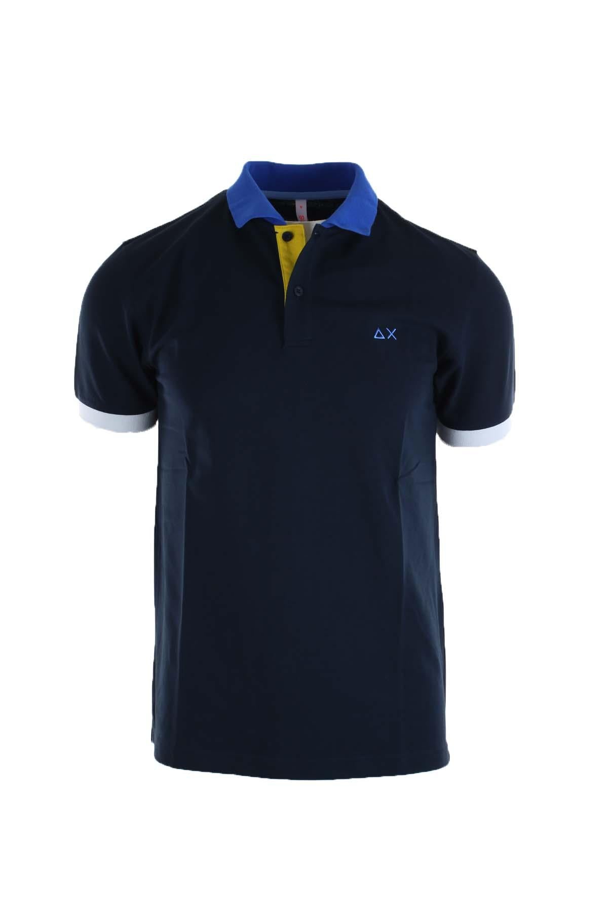Polo mezza manica dettagli multicolor 