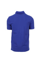 Polo mezza manica piquet di cotone tinta unita 