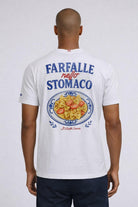 Tshirt Uomo in Cotone con Stampa Farfalle nello Stomaco 