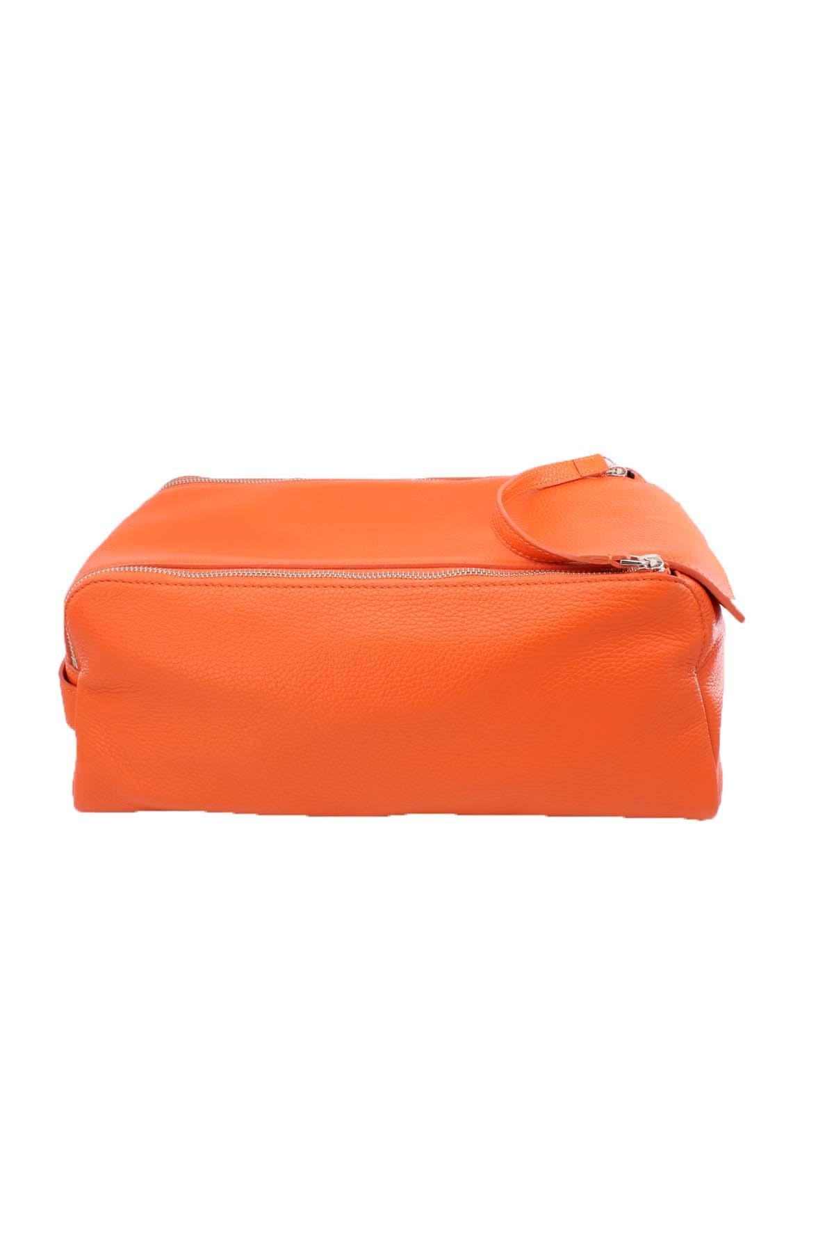 Beauty case uomo in pelle Orciani 