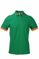 Polo mezza manica bordo profilo fluo 