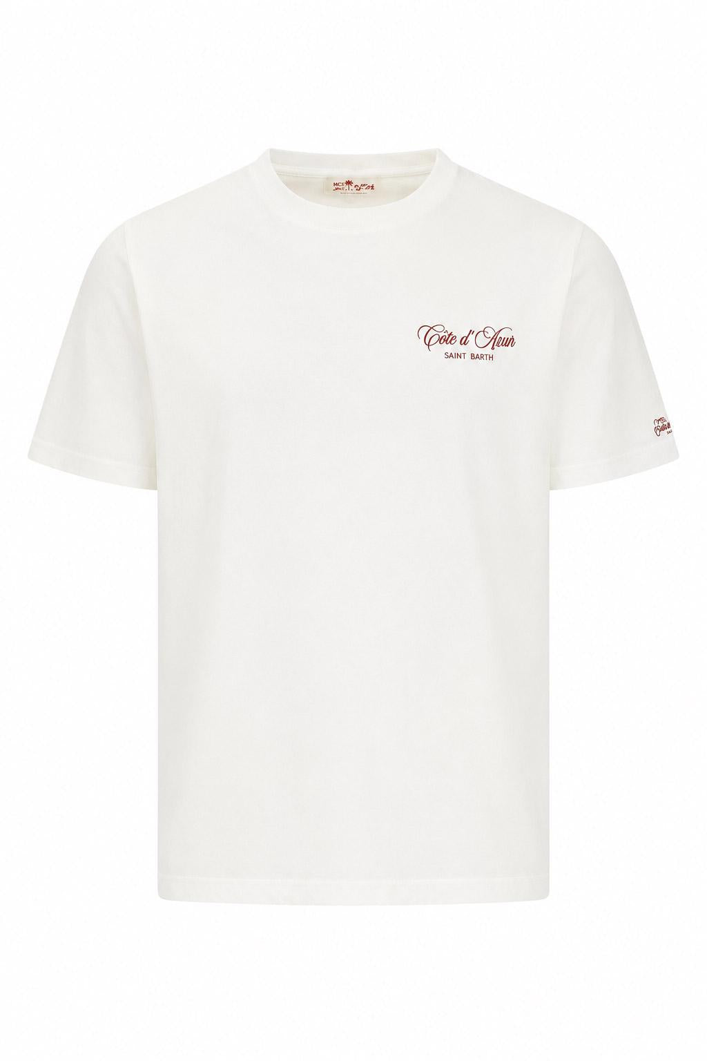 T-Shirt Uomo Cotone Maxi Stampa Retro 