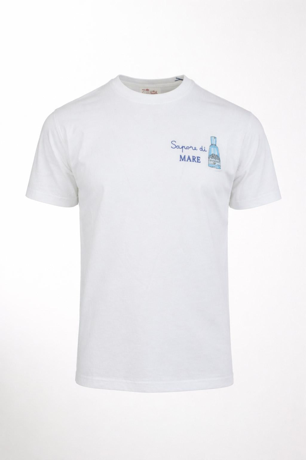 T-Shirt Uomo Cotone Stampa Sapore di Mare 