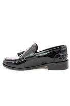 Mocassini in vernice con nappine 