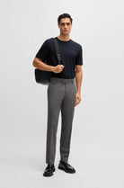T-shirt mezza manica in cotone con logo Boss 