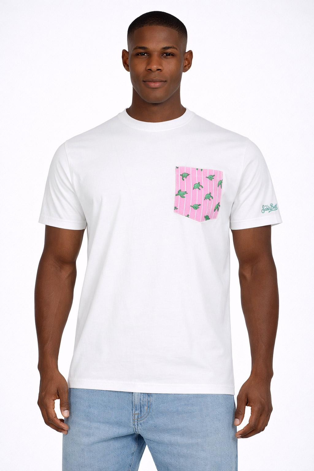 T-Shirt Uomo Taschino Tartarughe 