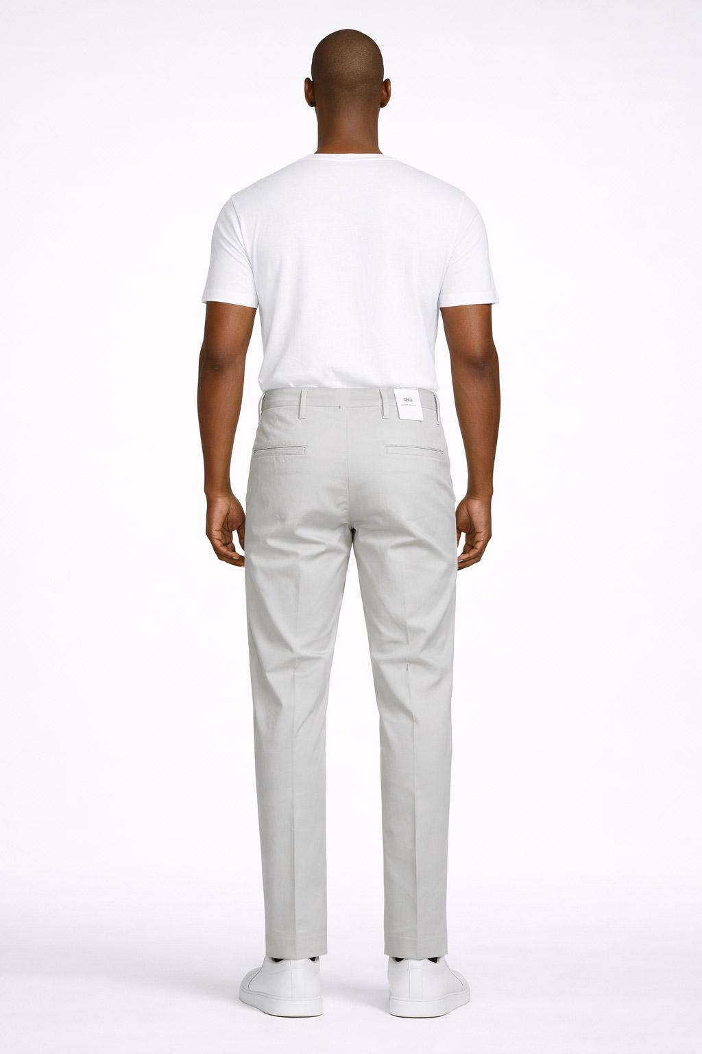 Pantalone Chino Uomo in Cotone Stretch 