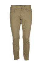 Pantalone 5 tasche in raso di cotone 